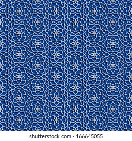 Ornamental seamless pattern. Vector abstract background.