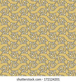 Ornamental seamless pattern. Vector abstract background