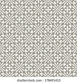 Ornamental seamless pattern. Vector abstract background