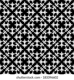 Ornamental seamless pattern. Vector abstract background