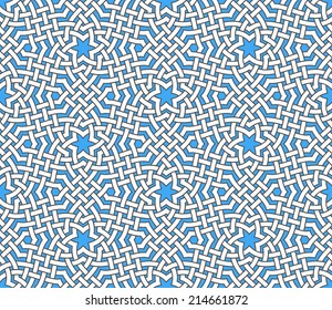 Ornamental seamless pattern. Vector abstract background