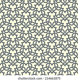 Ornamental seamless pattern. Vector abstract background