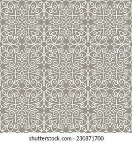 Ornamental seamless pattern. Vector abstract background
