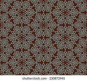 Ornamental seamless pattern. Vector abstract background