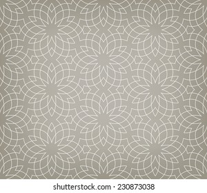 Ornamental seamless pattern. Vector abstract background