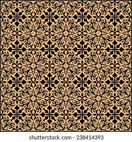 Ornamental seamless pattern. Vector abstract background.