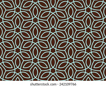 Ornamental seamless pattern. Vector abstract background
