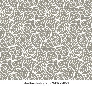 Ornamental seamless pattern. Vector abstract background 