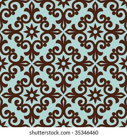 Ornamental seamless pattern. Vector abstract background.