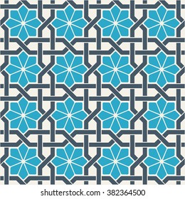 Ornamental seamless pattern. Vector abstract background. 