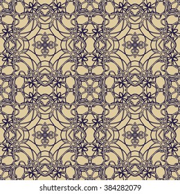 Ornamental seamless pattern. Vector abstract background.
