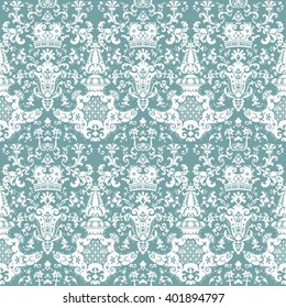 Ornamental seamless pattern. Vector abstract background. 
