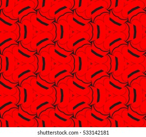 Ornamental seamless pattern. Vector abstract background.
