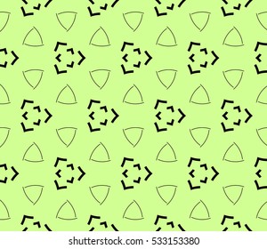 Ornamental seamless pattern. Vector abstract background.