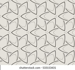 Ornamental seamless pattern. Vector abstract background.
