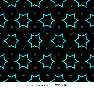 Ornamental seamless pattern. Vector abstract background.