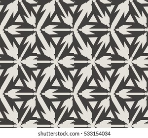 Ornamental seamless pattern. Vector abstract background.