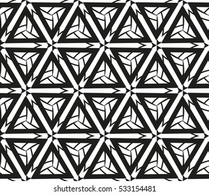 Ornamental seamless pattern. Vector abstract background.
