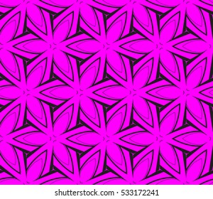 Ornamental seamless pattern. Vector abstract background.