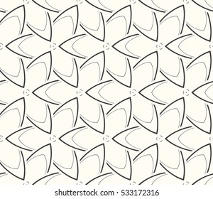 Ornamental seamless pattern. Vector abstract background.