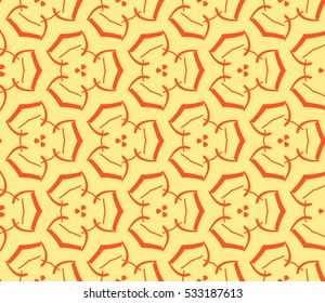 Ornamental seamless pattern. Vector abstract background.