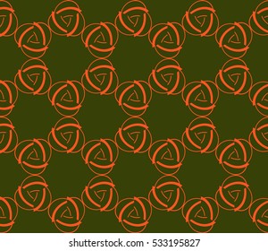 Ornamental seamless pattern. Vector abstract background.