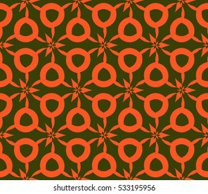 Ornamental seamless pattern. Vector abstract background.