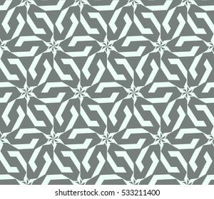 Ornamental seamless pattern. Vector abstract background.