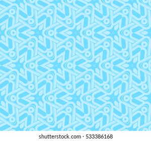 Ornamental seamless pattern. Vector abstract background.
