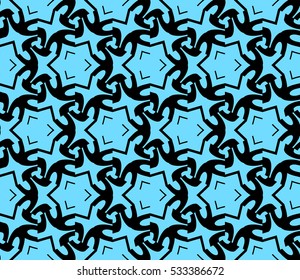 Ornamental seamless pattern. Vector abstract background.
