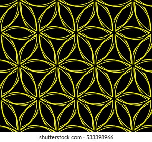 Ornamental seamless pattern. Vector abstract background.