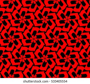 Ornamental seamless pattern. Vector abstract background.