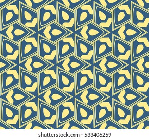 Ornamental seamless pattern. Vector abstract background.