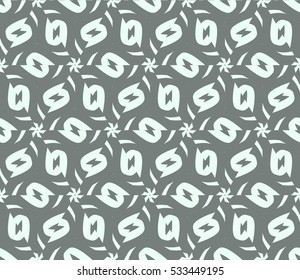 Ornamental seamless pattern. Vector abstract background.