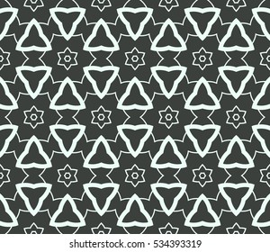 Ornamental seamless pattern. Vector abstract background.
