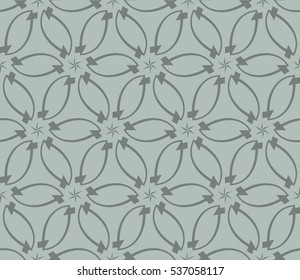 Ornamental seamless pattern. Vector abstract background.