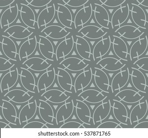 Ornamental seamless pattern. Vector abstract background.