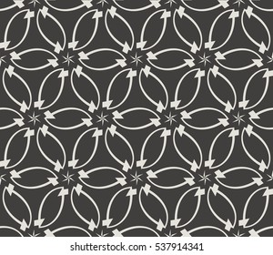 Ornamental seamless pattern. Vector abstract background.