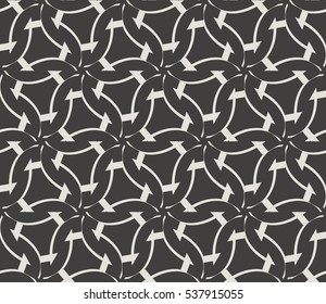 Ornamental seamless pattern. Vector abstract background.