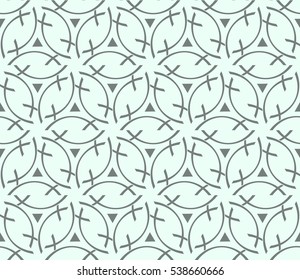 Ornamental seamless pattern. Vector abstract background.