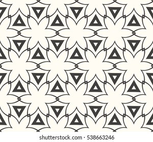 Ornamental seamless pattern. Vector abstract background.