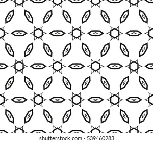 Ornamental seamless pattern. Vector abstract background.