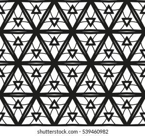 Ornamental seamless pattern. Vector abstract background.
