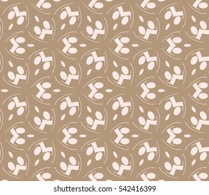 Ornamental seamless pattern. Vector abstract background.