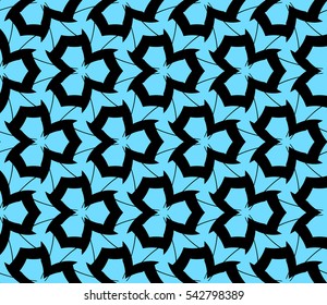 Ornamental seamless pattern. Vector abstract background.