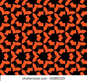 Ornamental seamless pattern. Vector abstract background.