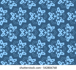 Ornamental seamless pattern. Vector abstract background.