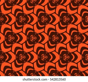 Ornamental seamless pattern. Vector abstract background.