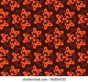 Ornamental seamless pattern. Vector abstract background.