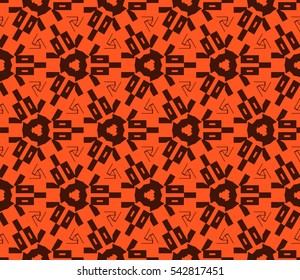 Ornamental seamless pattern. Vector abstract background.
